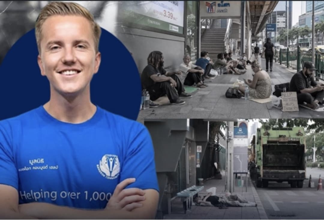 Aumenta o número de estrangeiros em situação de rua na Tailândia, alerta fundação