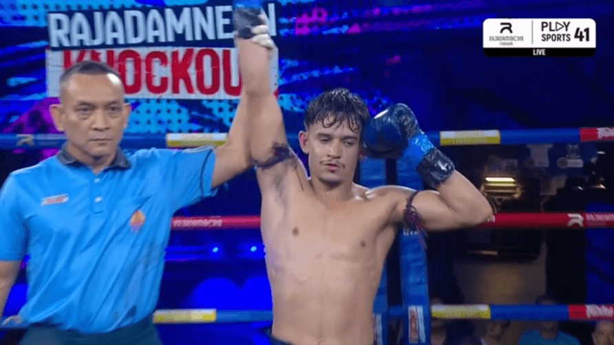 Lucas Costa Souza vence por nocaute no Rajadamnern Knockout