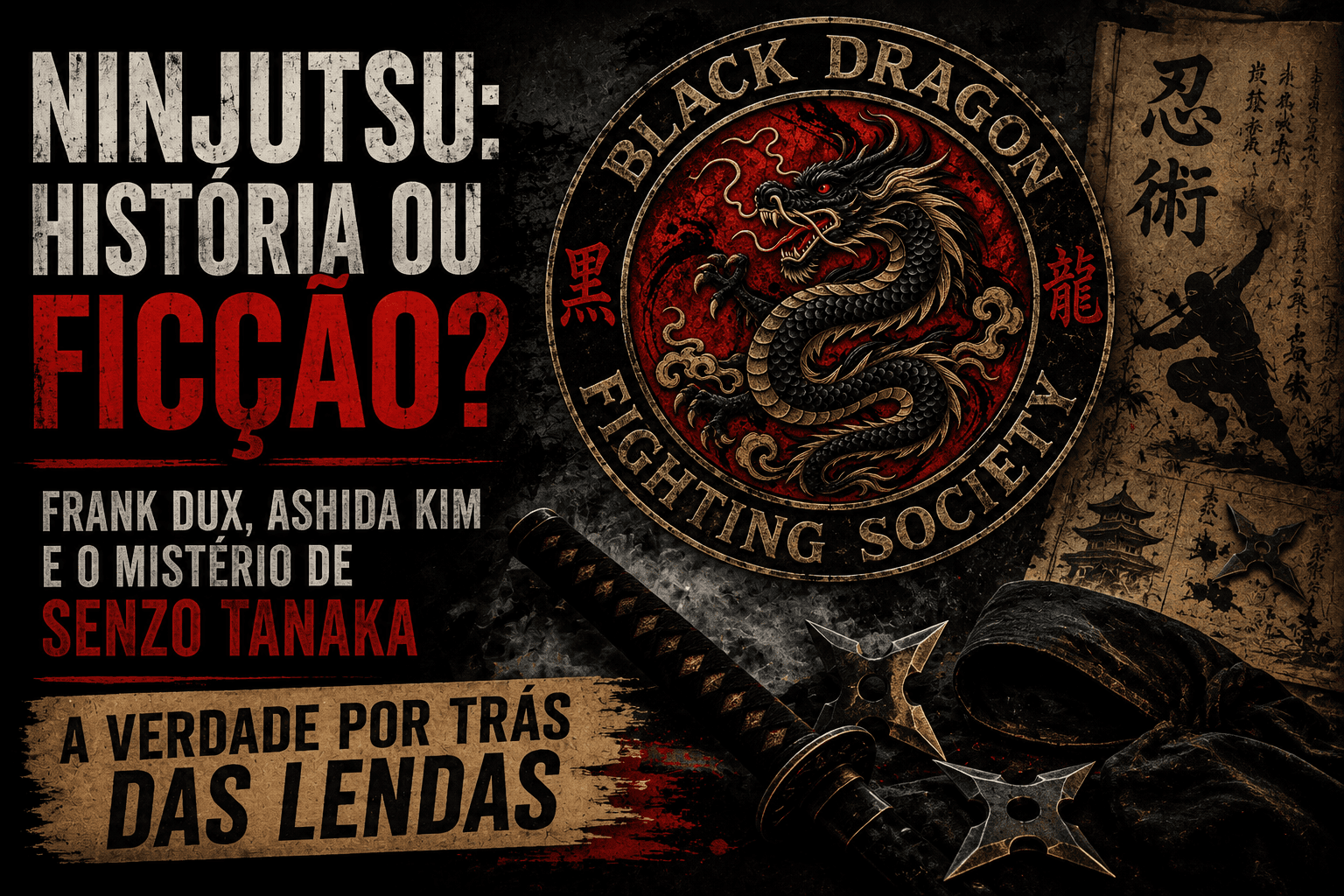 Frank Dux, Ashida Kim e o mito do Ninjutsu: a construção moderna do ninja, das linhagens secretas e do mestre que ninguém consegue documentar