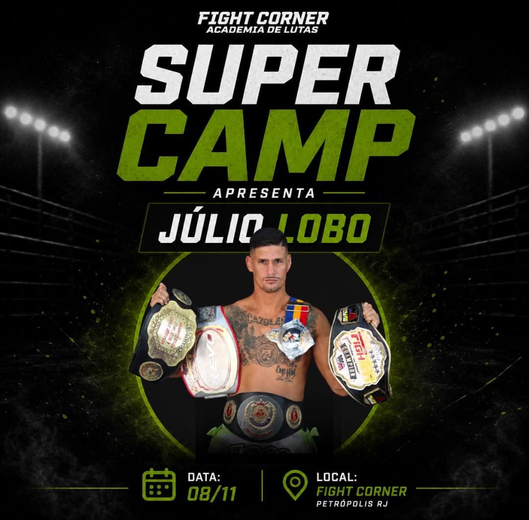 Super Camp da Fight 4 terá Júlio Lobo como seminarista principal em Petrópolis