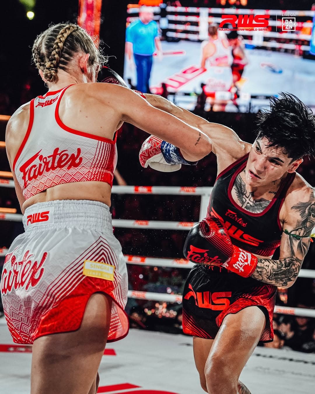 Uma revanche valendo o título mundial da WMO entre Maria Eduarda e Leonie Hardman