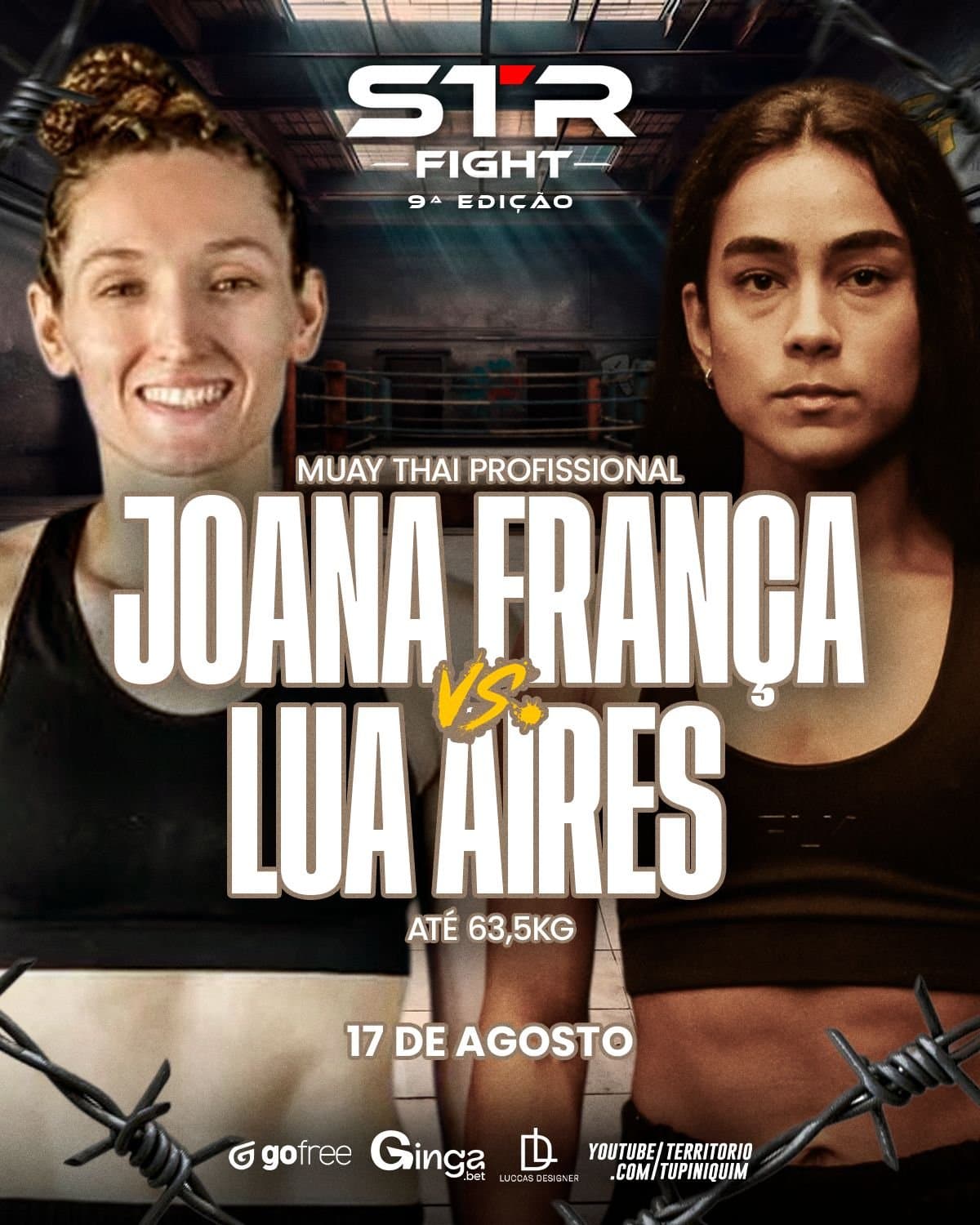 STR Edição 9 traz duelo feminino de nível nacional na categoria até 63.5kg