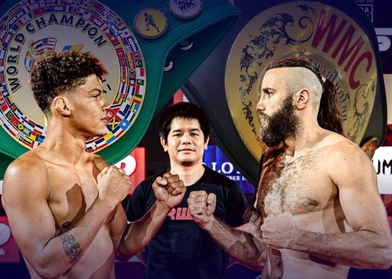 Victor Hugo, ex-campeão mundial da WBC Muaythai, vence ex-campeão da WMC no ringue do RWS Rajadamnern