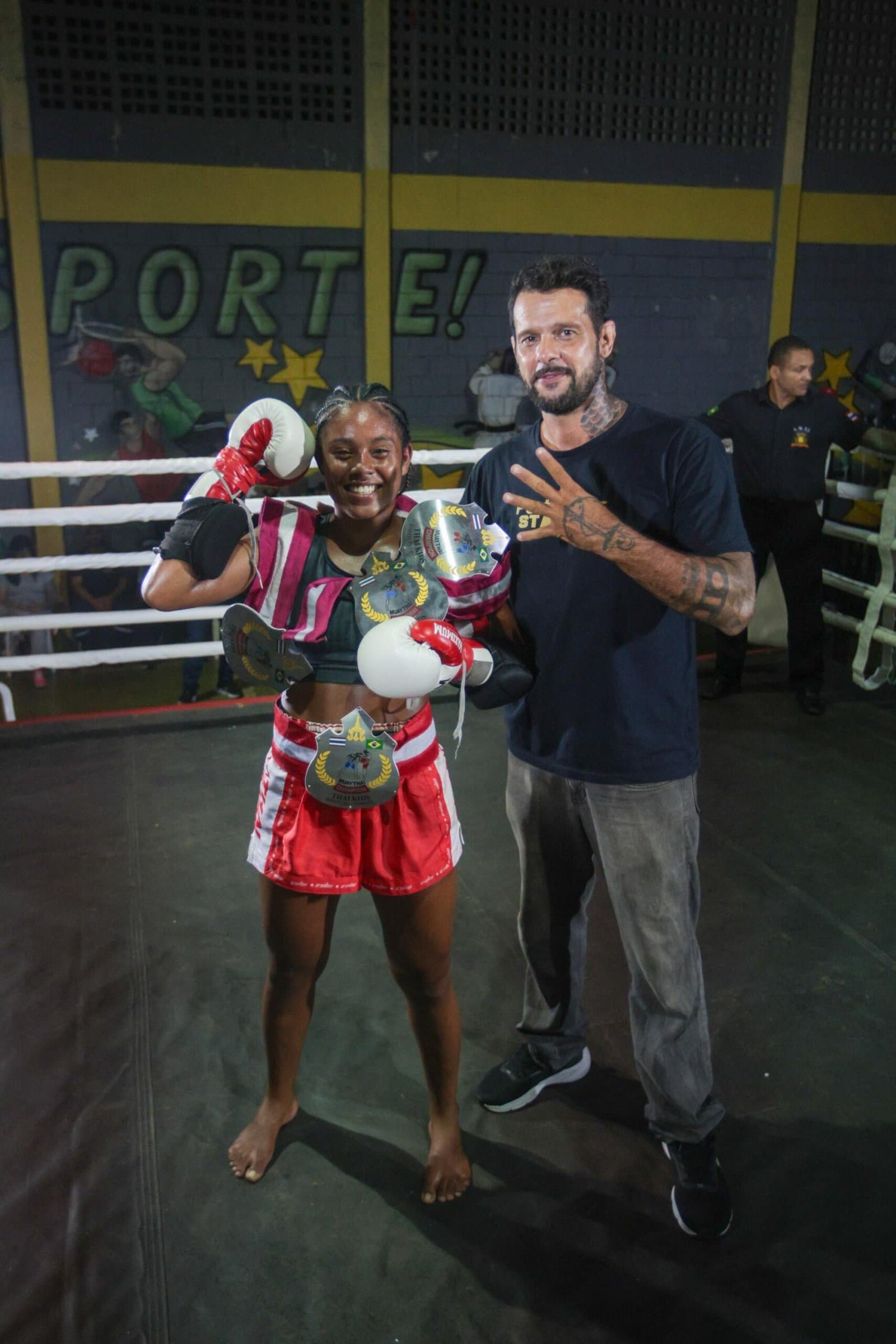 Iasmin Jesus conquista seu 4º título no Thai Kids e se torna a maior campeã da história do evento