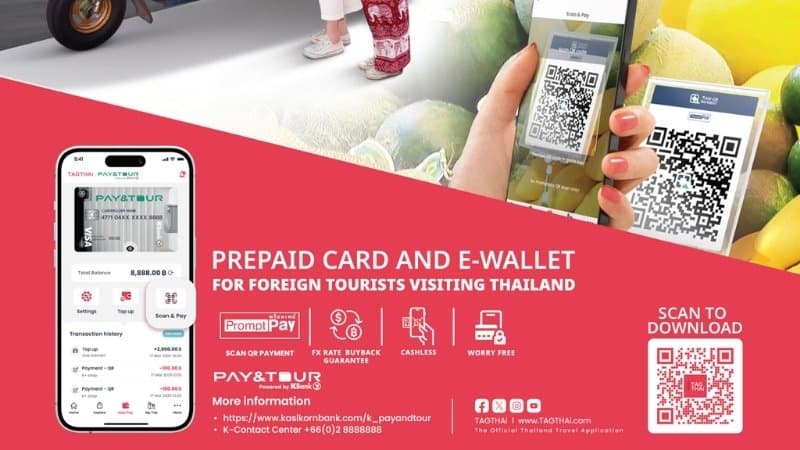 Carteira digital para turistas na Tailândia: TAGTHAI será que realmente é uma boa opção?