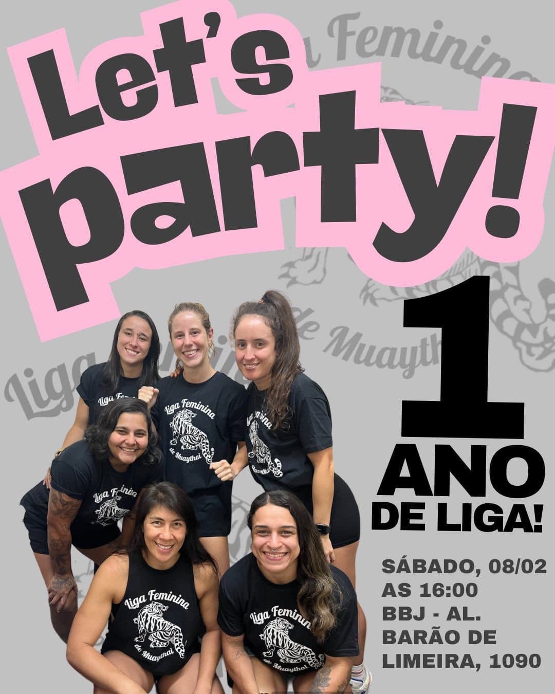 A Liga Feminina de Muaythai completa 1 ano de vida