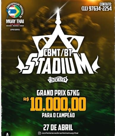 Vem ai o CBMT/BT Stadium com a proposta de acrescentar ao cenário da luta no Brasil