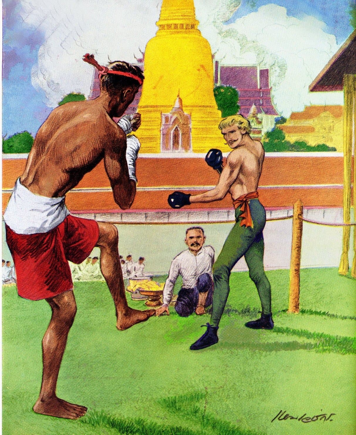 O primeiro desafio estrangeiro ao muaythai registrado na história