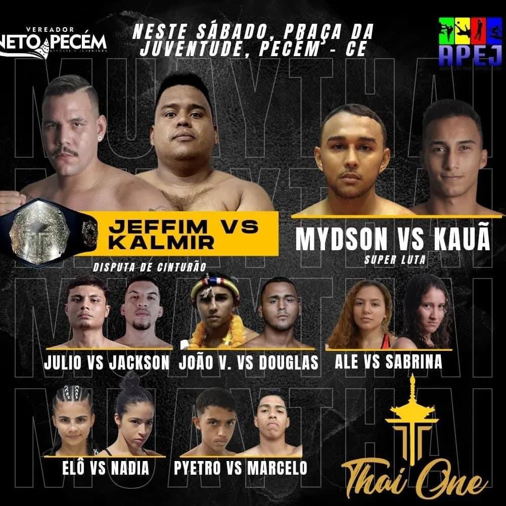 Jefferson Salviano se torna o primeiro campeão peso pesado do Thai One