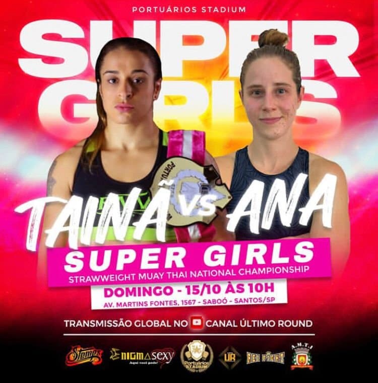 Tainã Ursa vence sua defesa de cinturão e se mantém Campeã do Portuários Stadium