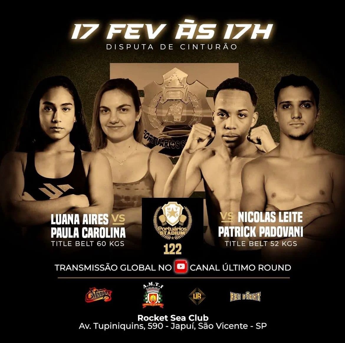 De casa nova Portuários Stadium realiza sua primeira edição de 2024