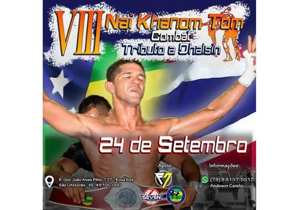 8° Nai Khanom Tom Combat marca a inauguração do primeiro stadium de muaythai em Sergipe