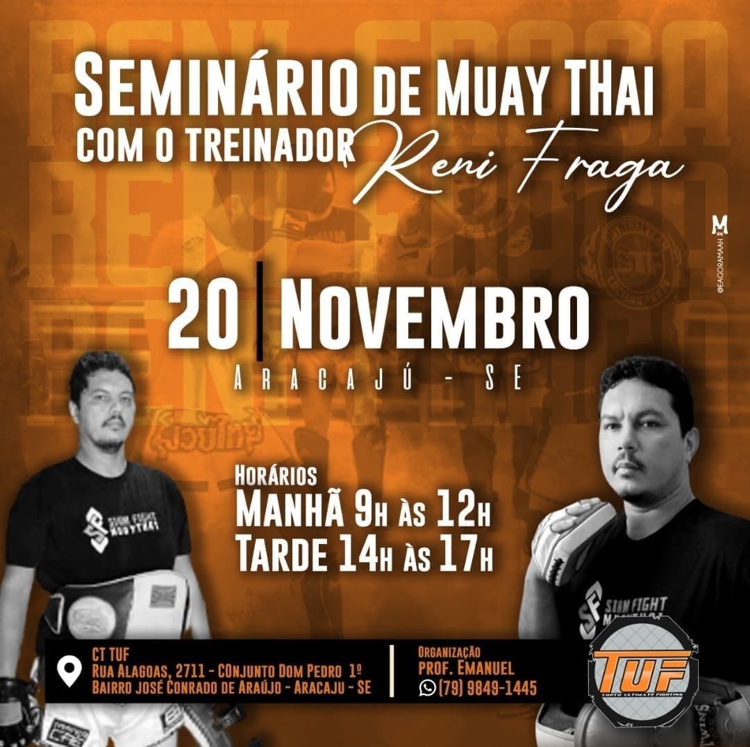 Seminário de Muaythai com o treinador Reni Fraga