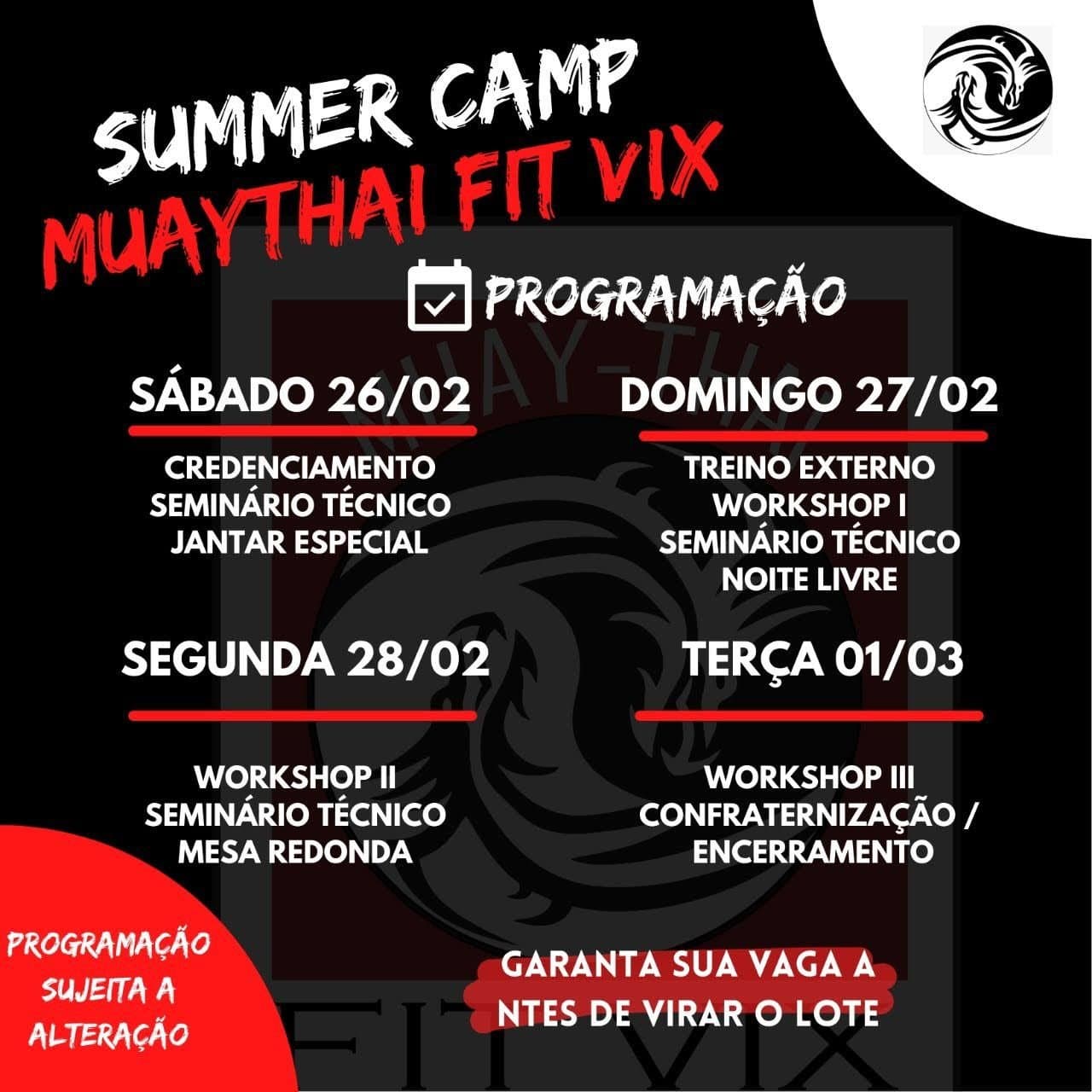 Summer Camp Muaythai Fit Vix 2022