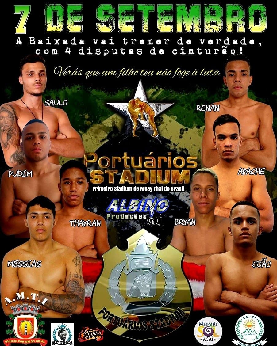 PORTUÁRIOS STADIUM PREPARA DISPUTA DE 4 CINTURÕES